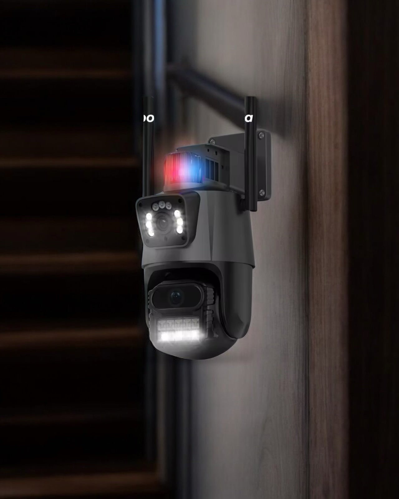 Camara Seguridad Doble Lente WIFI 4k