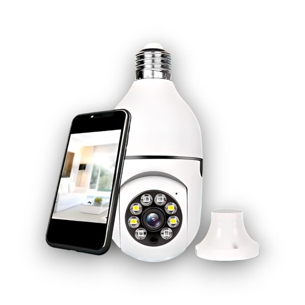 foco camara de seguridad doble